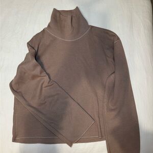 Zara loose turtleneck cropped sweater